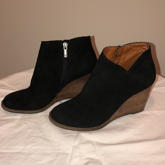 Lucky Brand Shoes - Lucky brand wedge booties